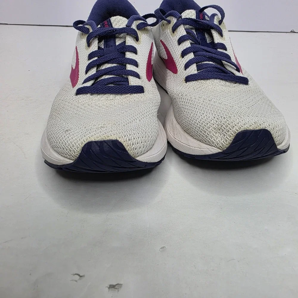 Brooks Revel Womens Tennis Shoes Sneakers Size 7 Off White Pink Purple